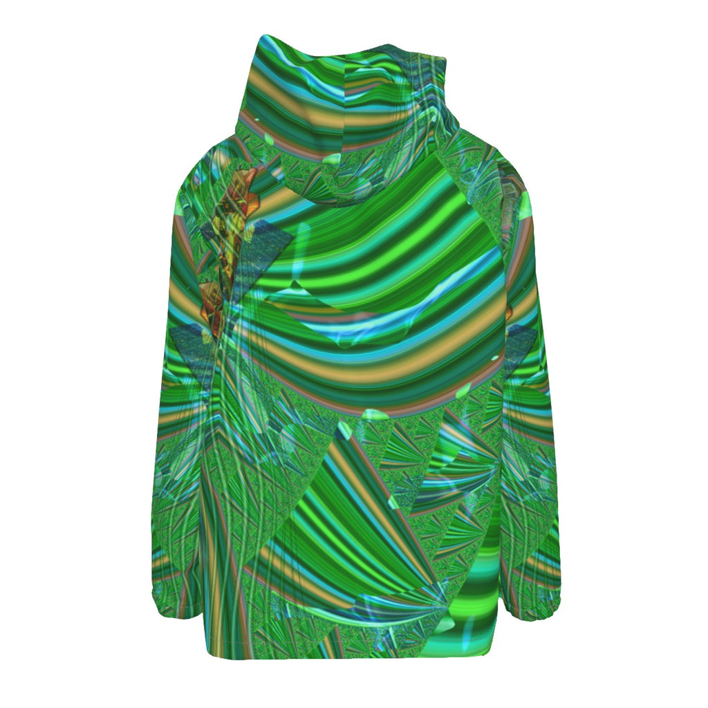 "Monaco Garden" Men's Hooded Zipper Windproof Jacket