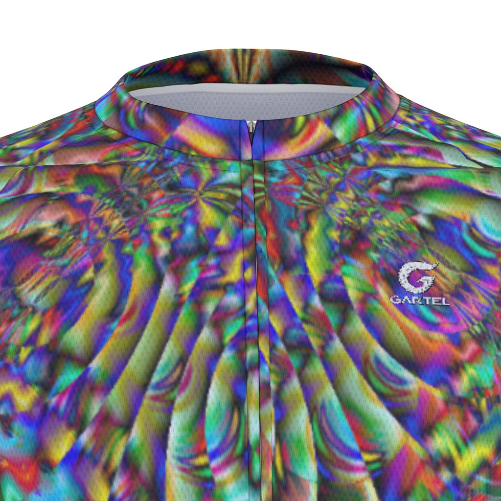 "The Chromatic Vortex" Raglan Men's Cycling Jersey