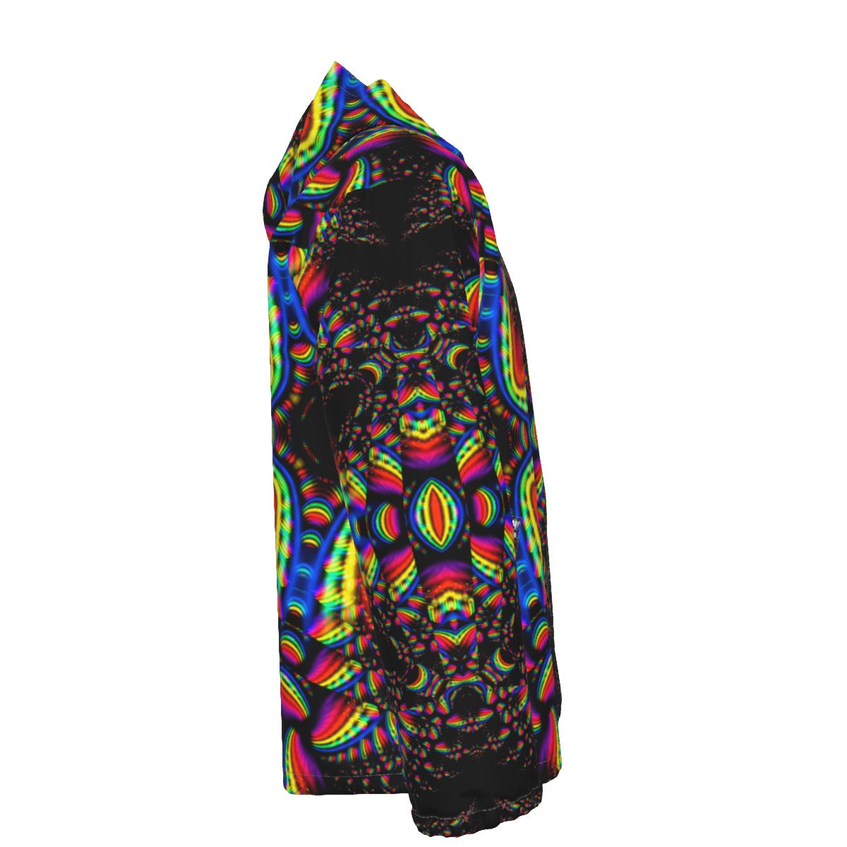 "Kaleidoscope" Men's Hooded Zipper Windproof Jacket
