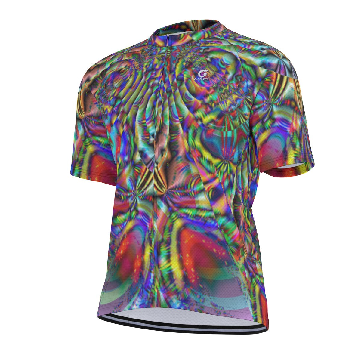 "The Chromatic Vortex" Raglan Men's Cycling Jersey