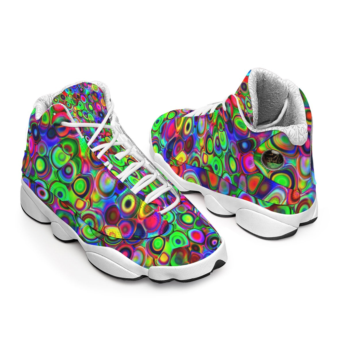 "Cosmic Bubbles" Men's Basketball Shoes