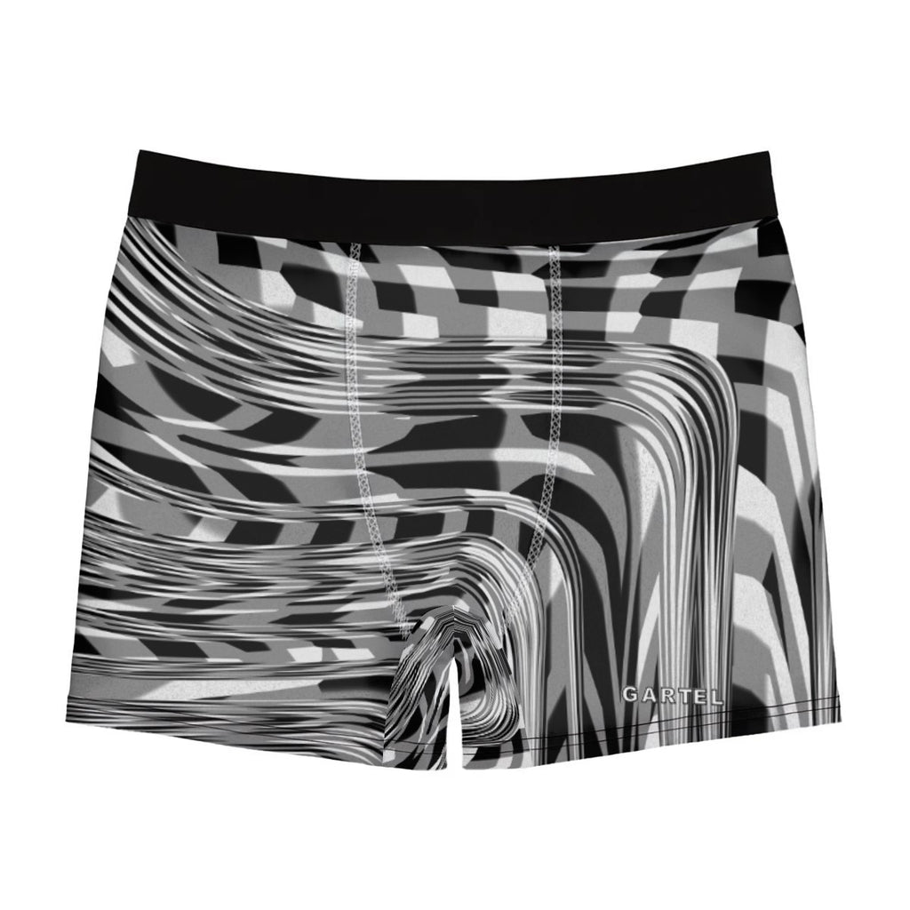 "Black Plaid" Men's Stretch Boxer Briefs