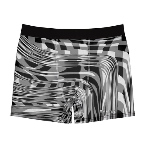 Bóxers ajustados elásticos de hombre "Black Plaid"