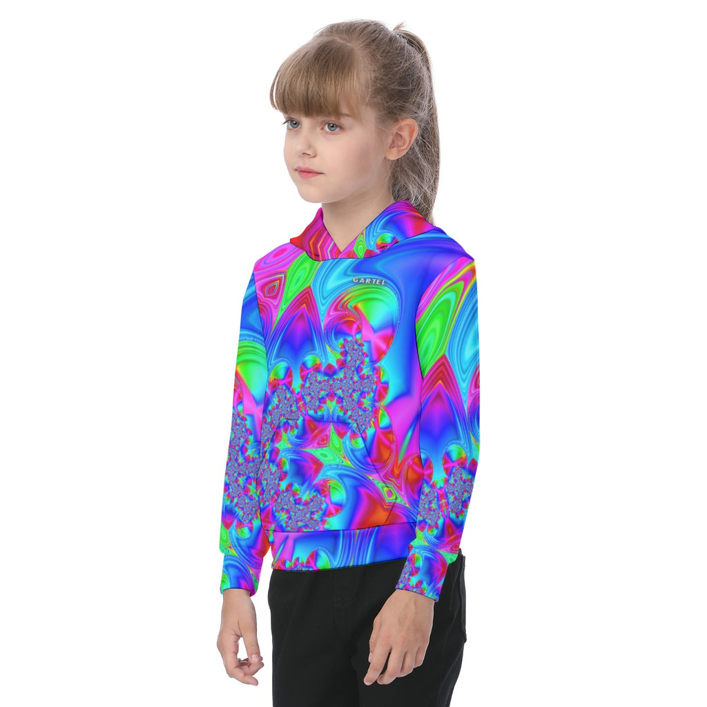 "Neon Mirage" Youth Hoodie