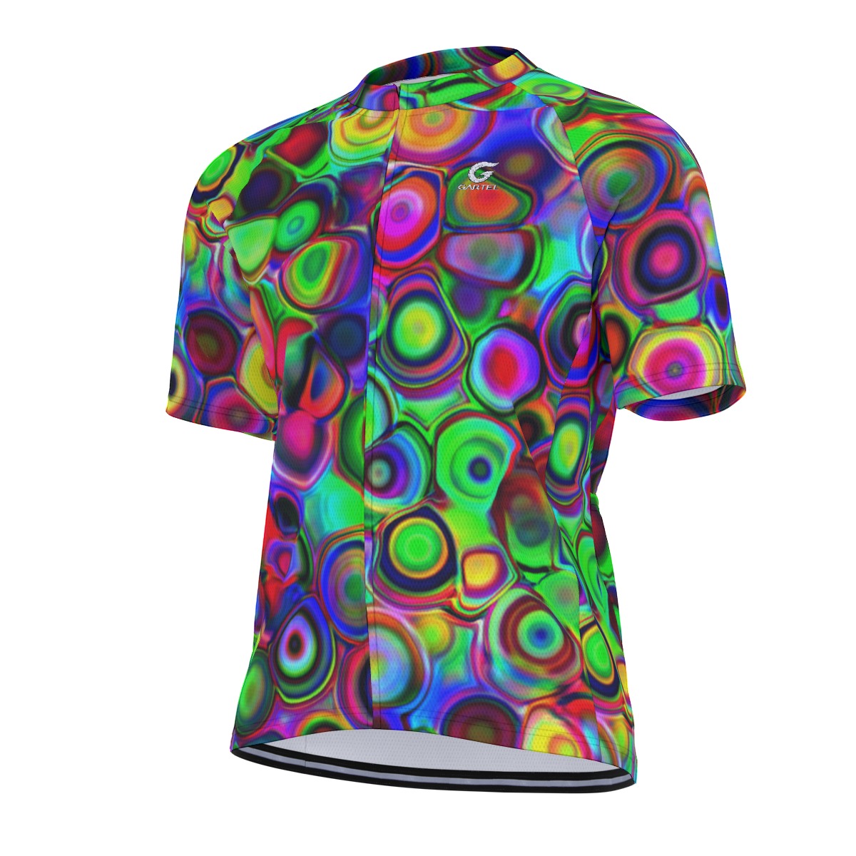"Cosmic Bubbles" Raglan Men's Cycling Jersey