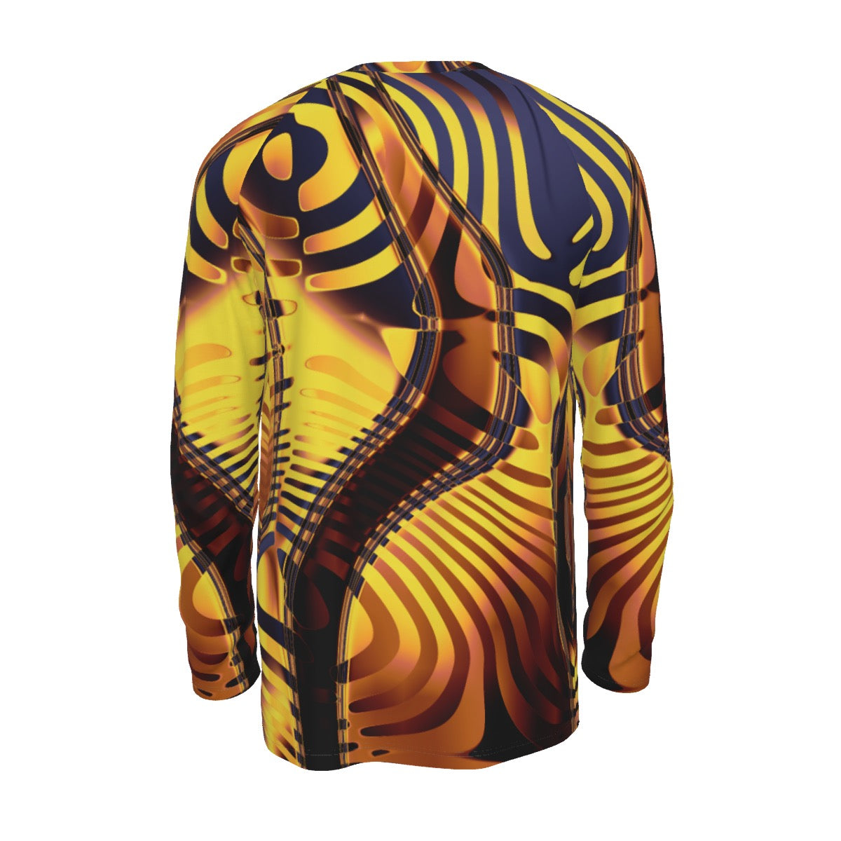 "Tiger Eye" Men's Raglan Long Sleeve T-Shirt