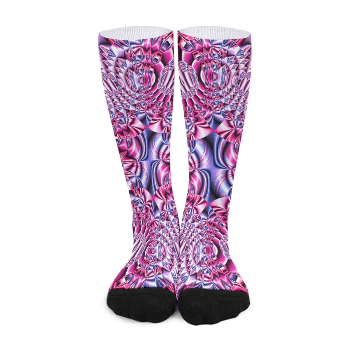"Space Labyrinth" Unisex Long Socks