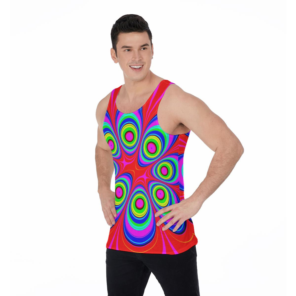 "Flower Burst" Men's Tank Top
