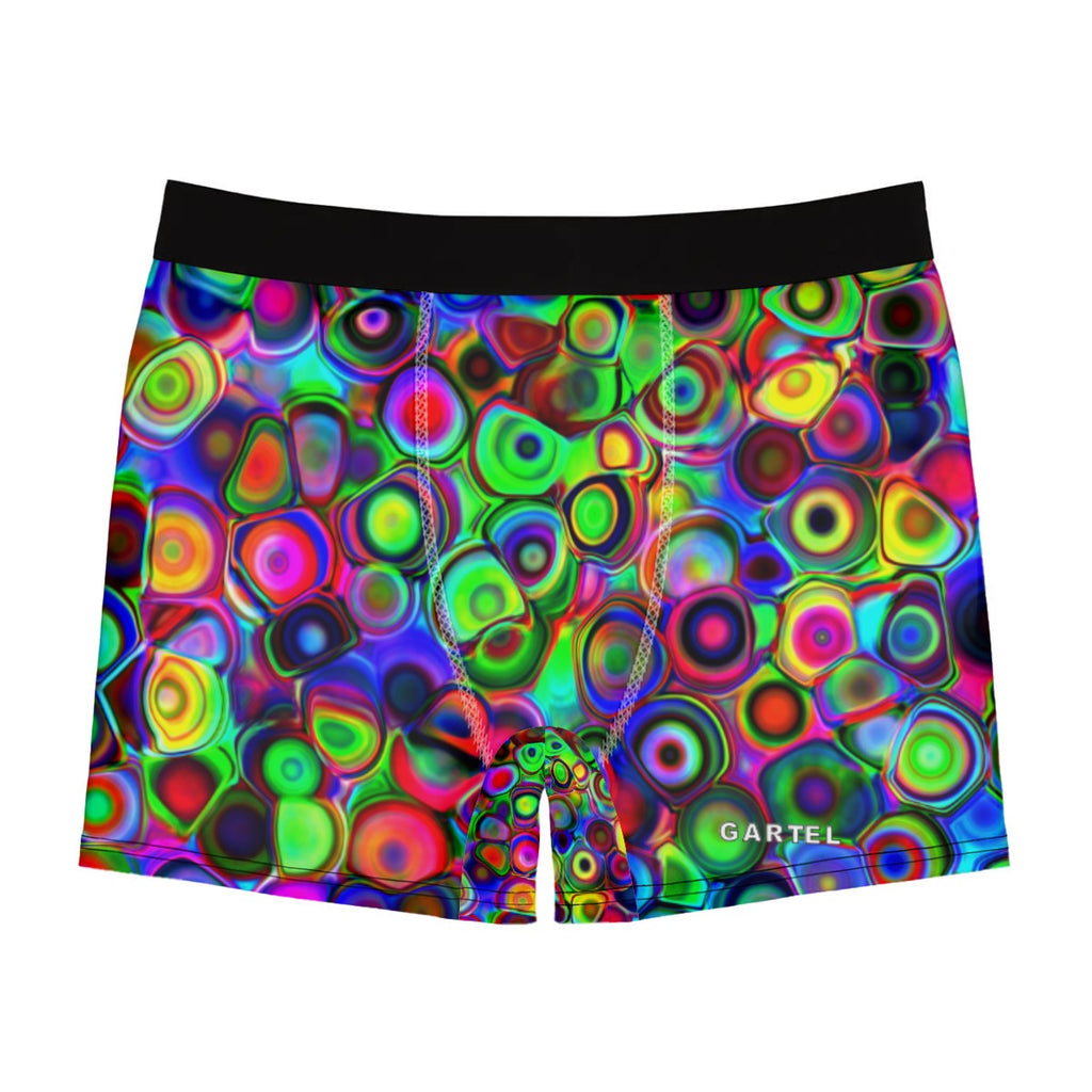 "Cosmic Bubbles" Men's Stretch Boxer Briefs
