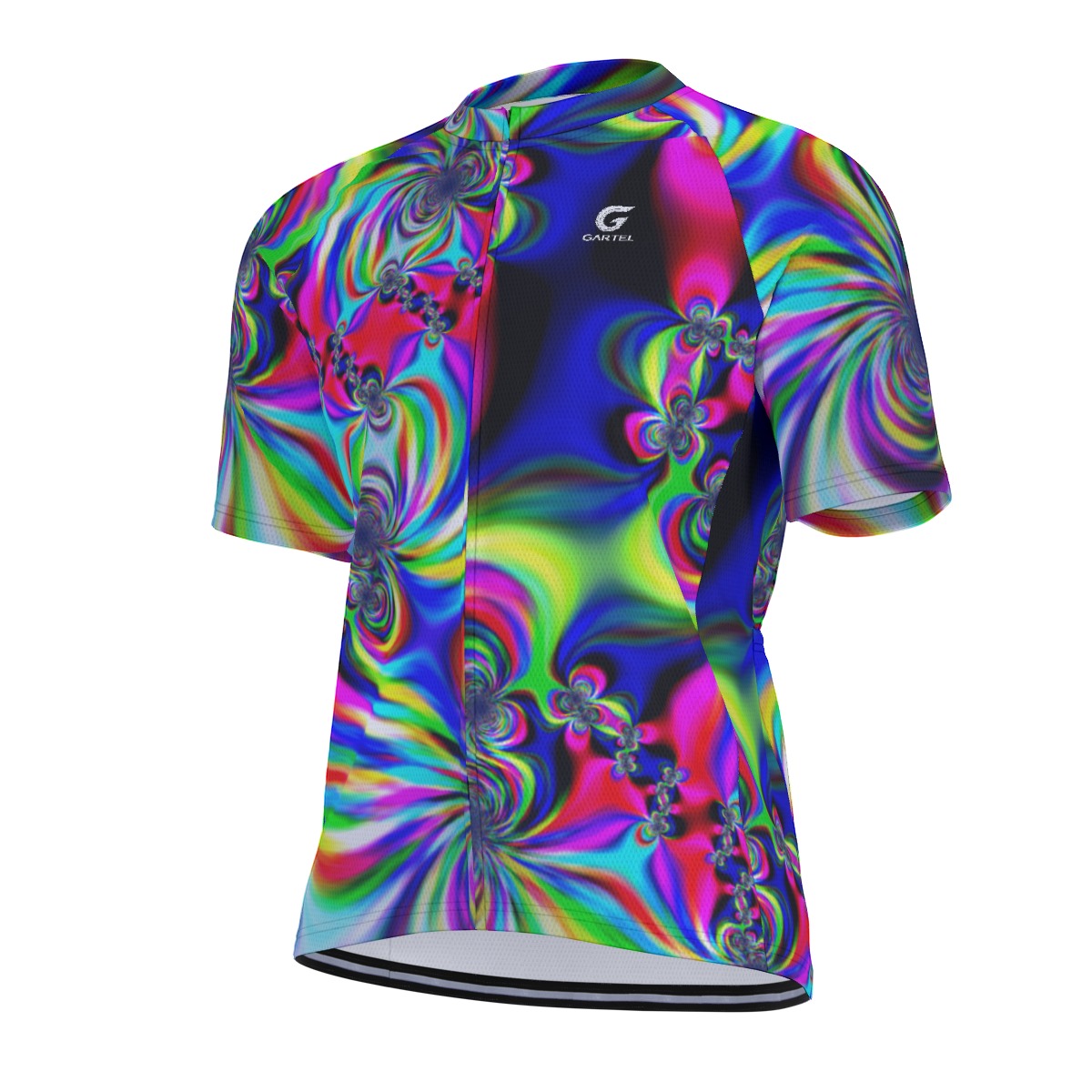 "Psychedelic Swirl"  Raglan Men's Cycling Jersey
