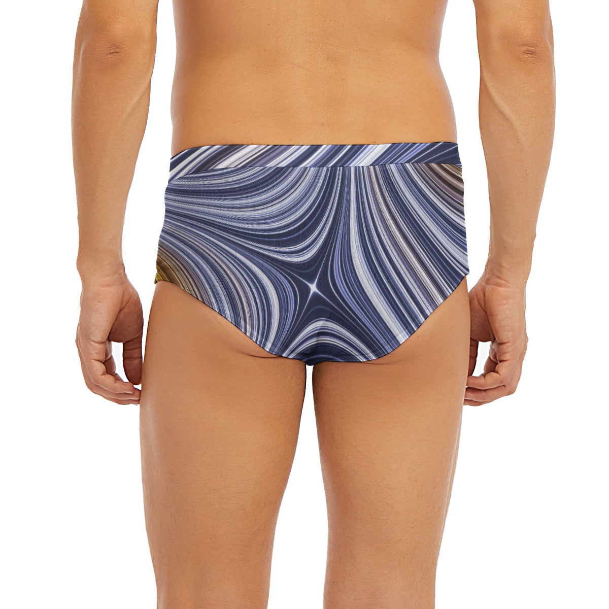 "Silver Current" Men's Low-rise Underwear