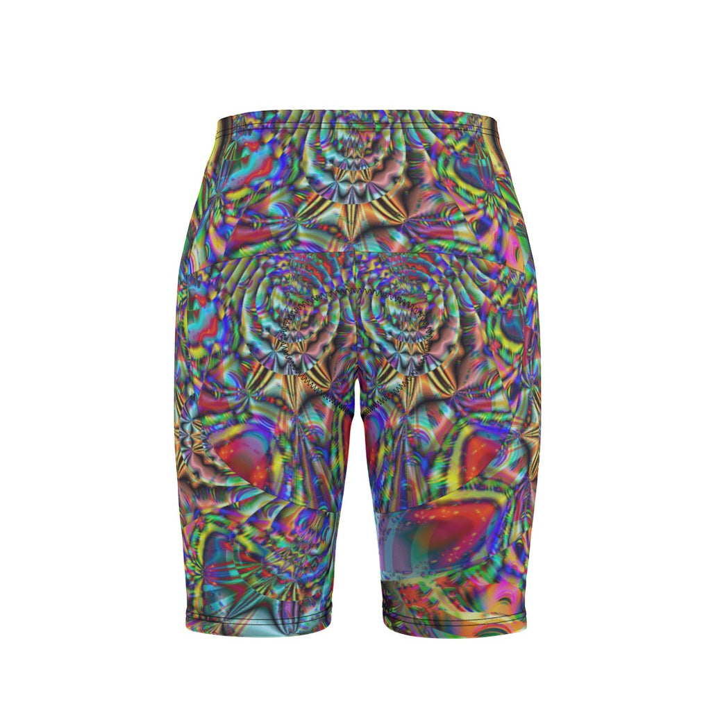 "The Chromatic Vortex" Men's Cycling Pants