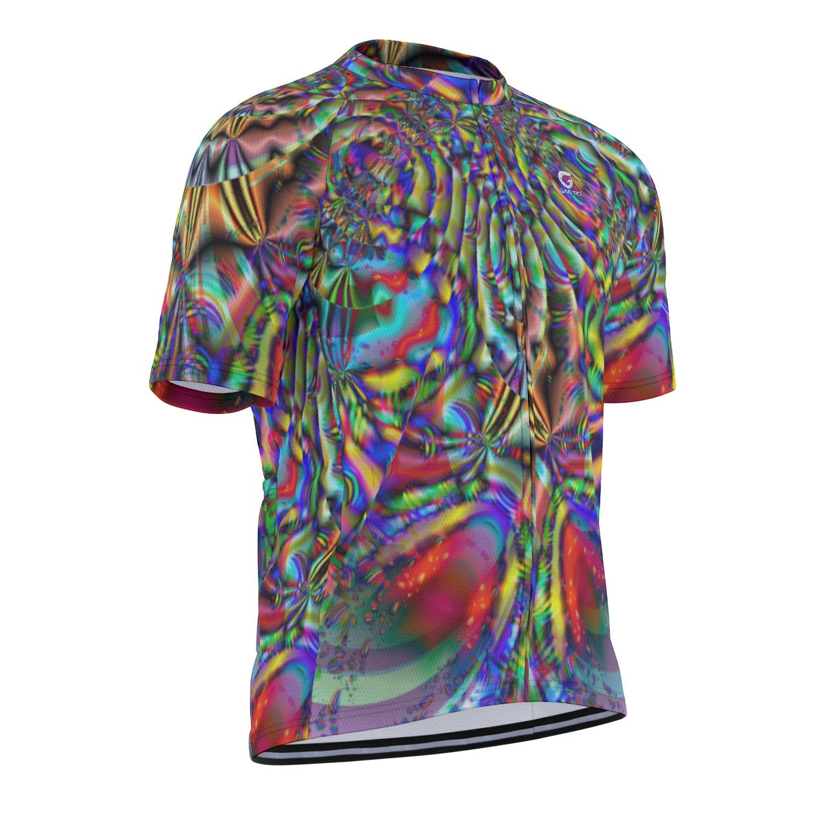 "The Chromatic Vortex" Raglan Men's Cycling Jersey