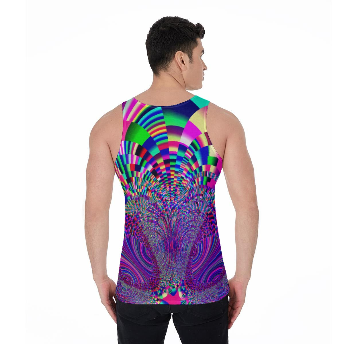 "Technicolor Dreamscape" Men's Tank Top