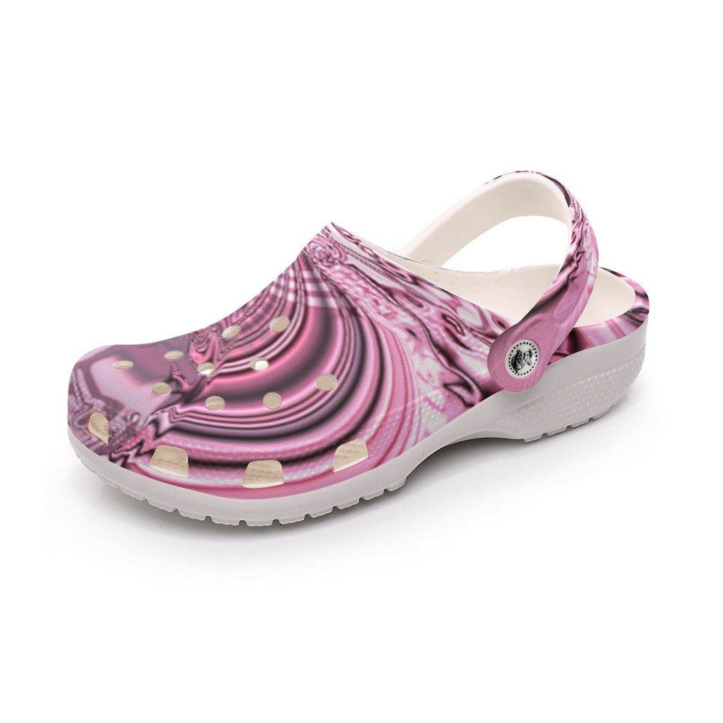 "Pink Nebula" Women's Classic Clogs