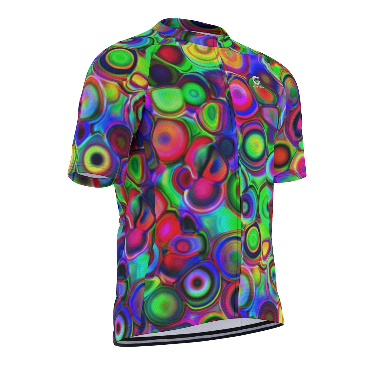 "Cosmic Bubbles" Raglan Men's Cycling Jersey