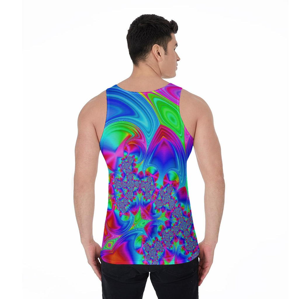 "Rainbow Nebula"  Men's Tank Top
