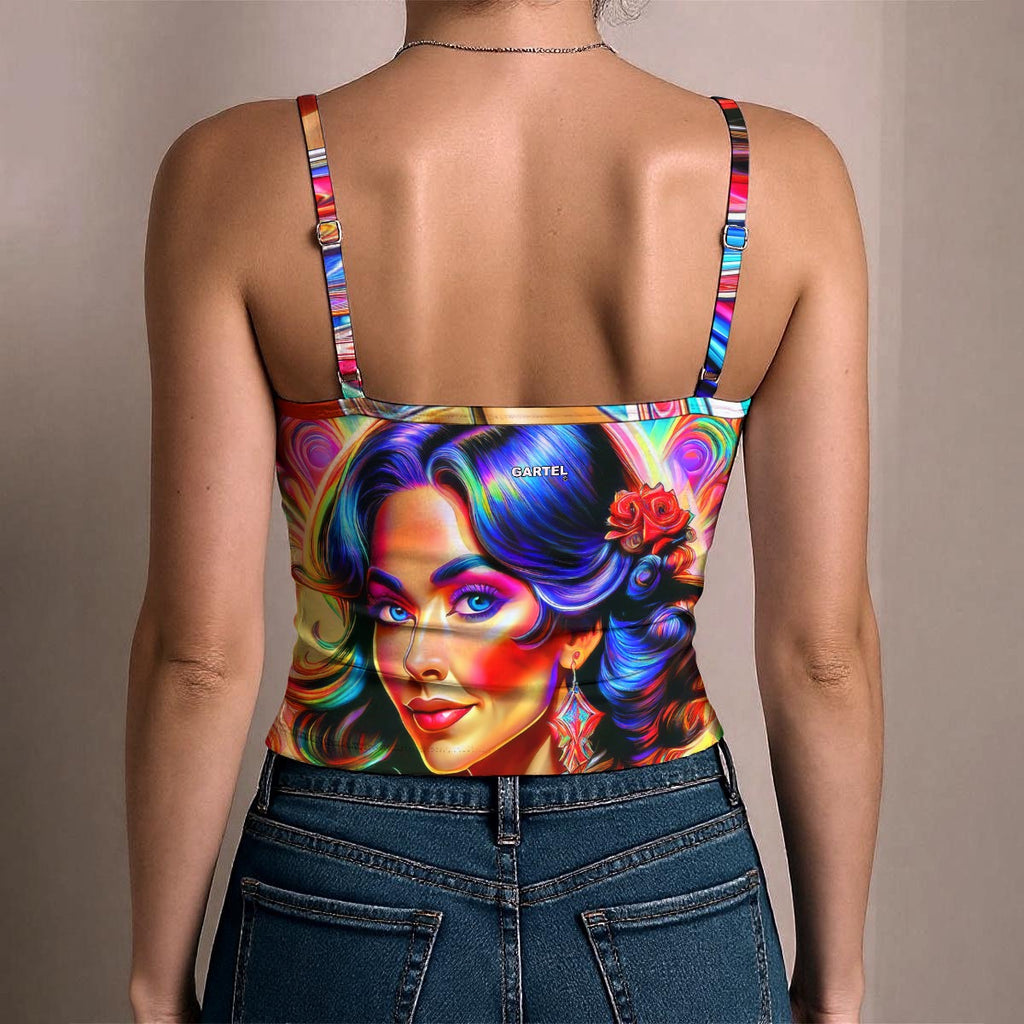“Luminous Femme” Women's Spaghetti Strap Tank Top