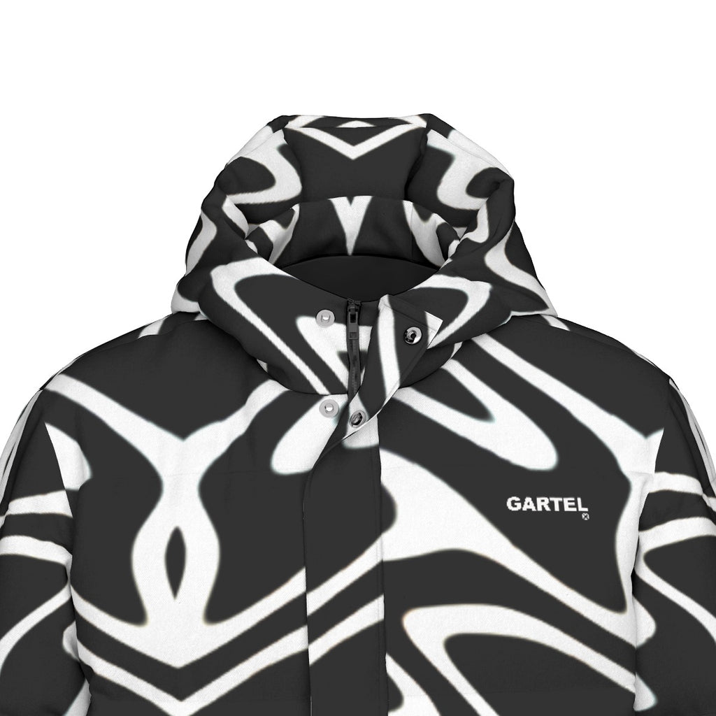 “Phantom Frequency” Unisex Long Down Jacket