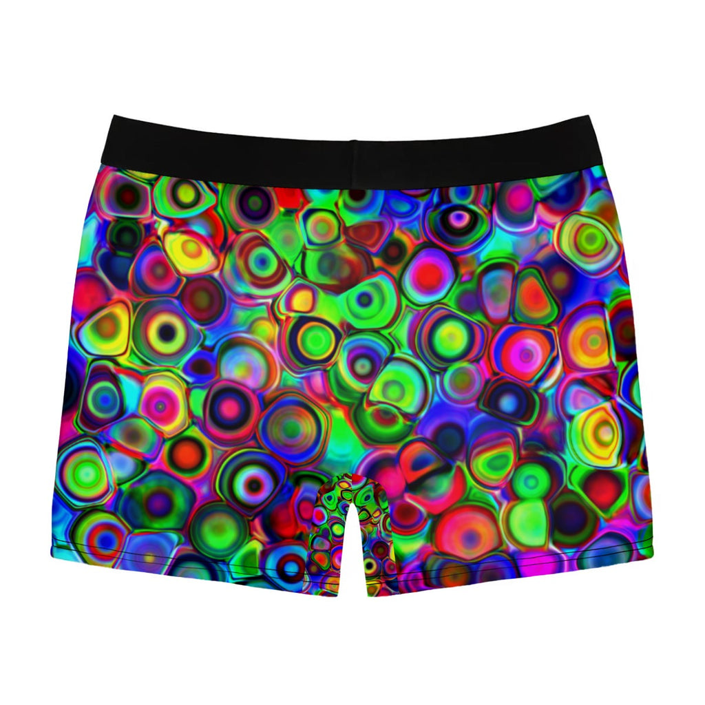 "Cosmic Bubbles" Men's Stretch Boxer Briefs
