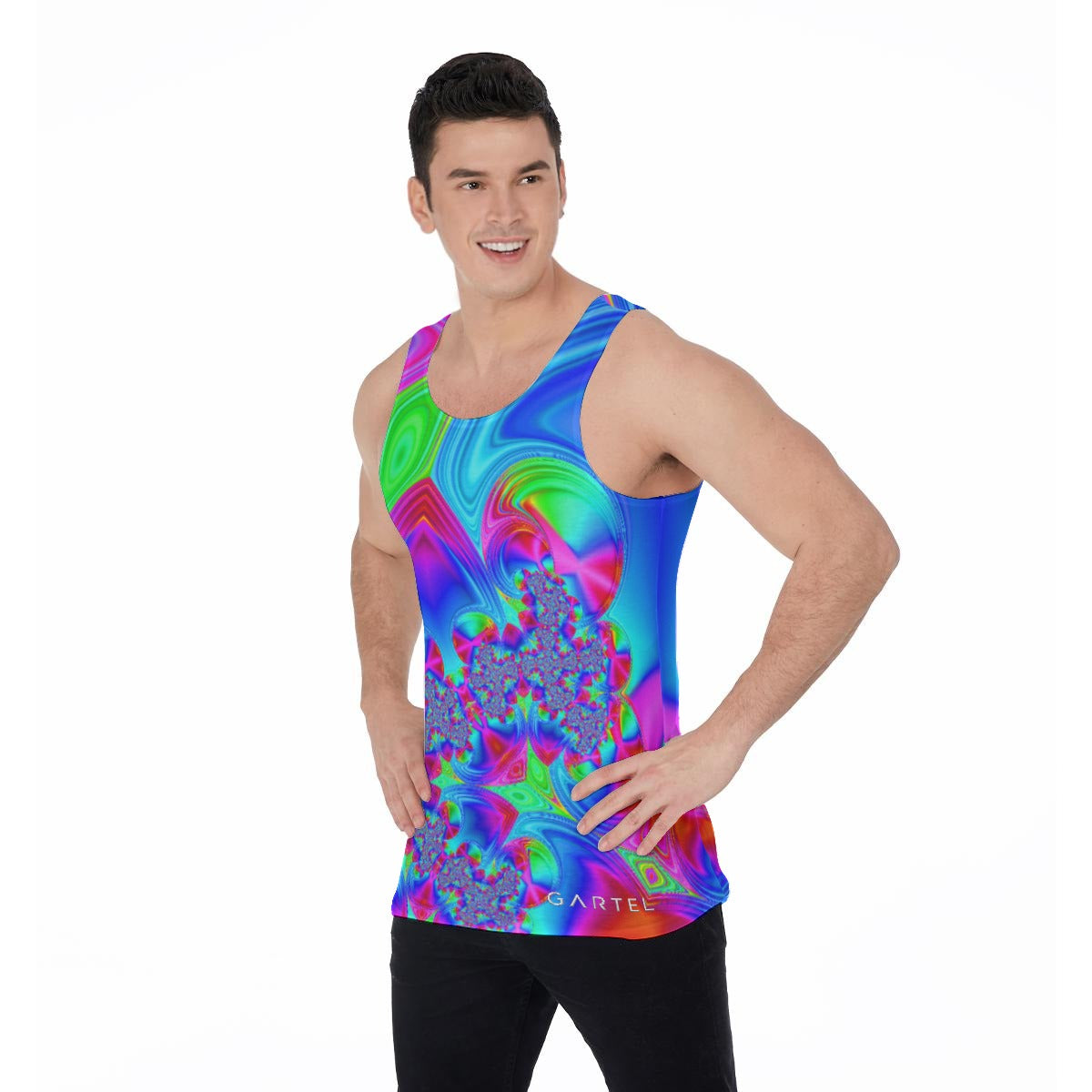 "Rainbow Nebula"  Men's Tank Top