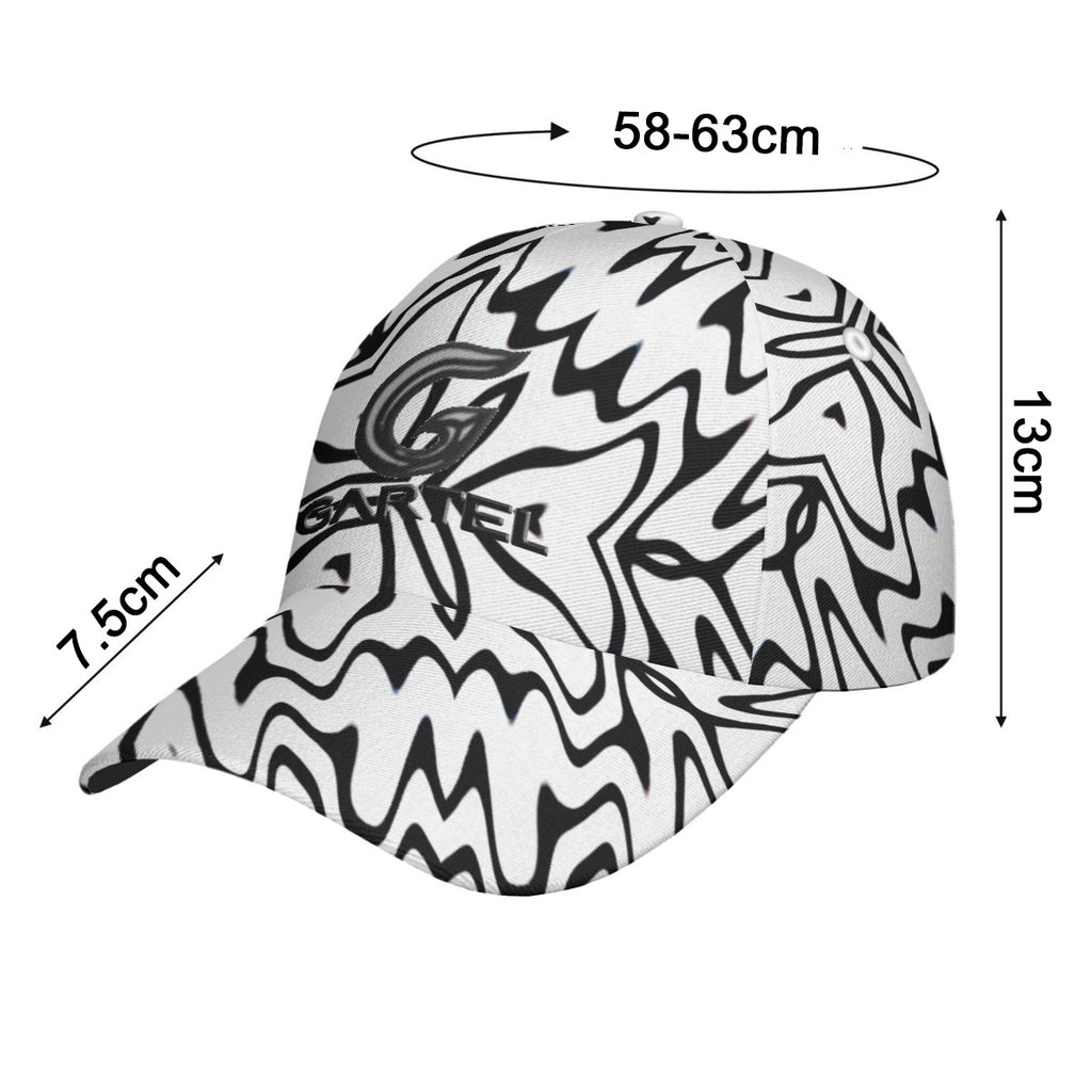 "White Phantom" Peaked Cap With Box