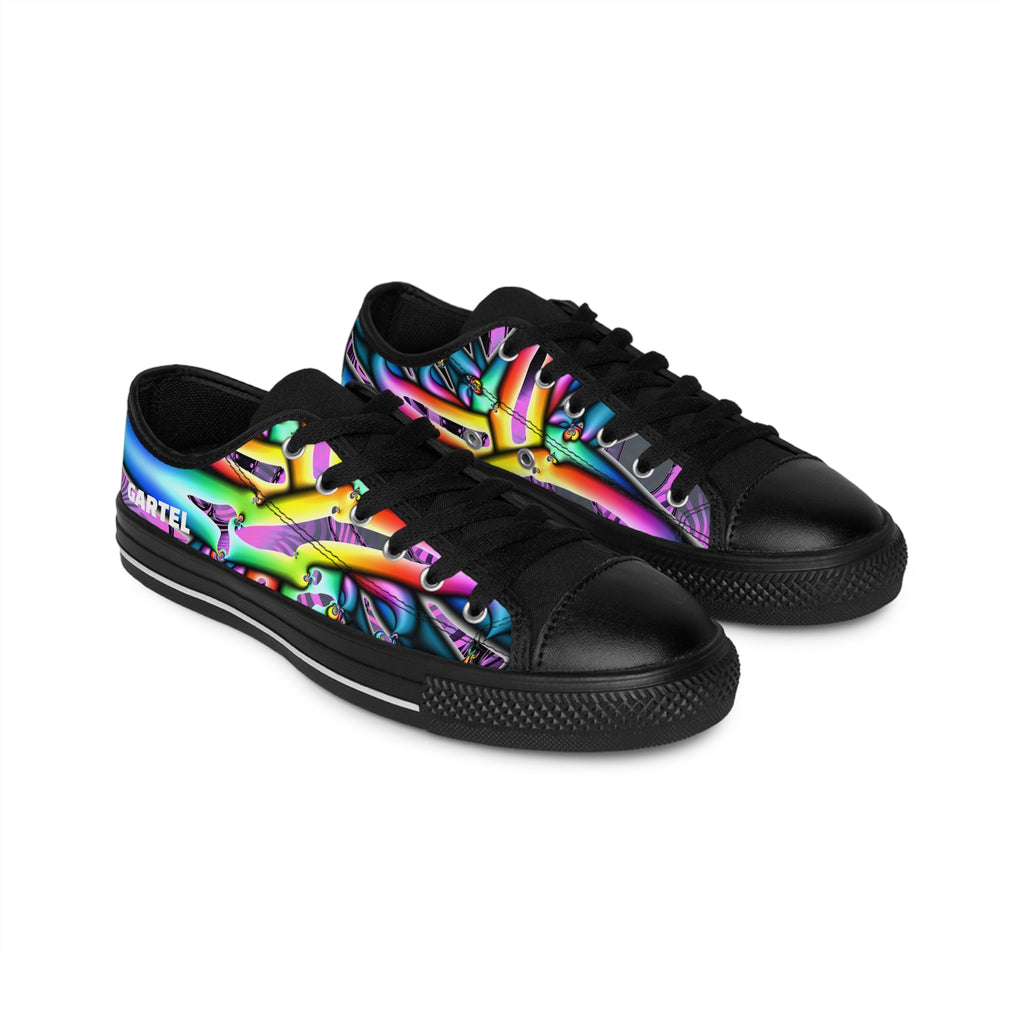 "Electric Avenue" Men’s Sneakers — Vibrant Streetwear Low-Tops