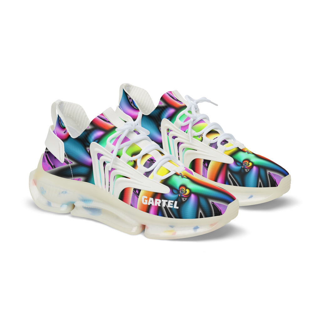 "Electric Avenue"  Men's Mesh Sneakers — Rainbow Athletic Shoes