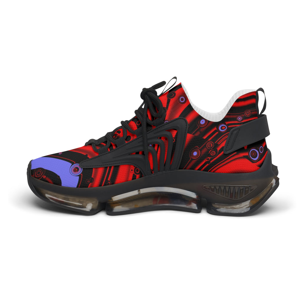 "Midnight Rouge" Women's Mesh Sneakers