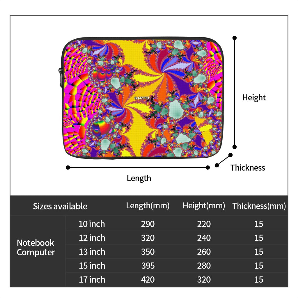 “Color Carnival” Shockproof Portable Laptop Bag