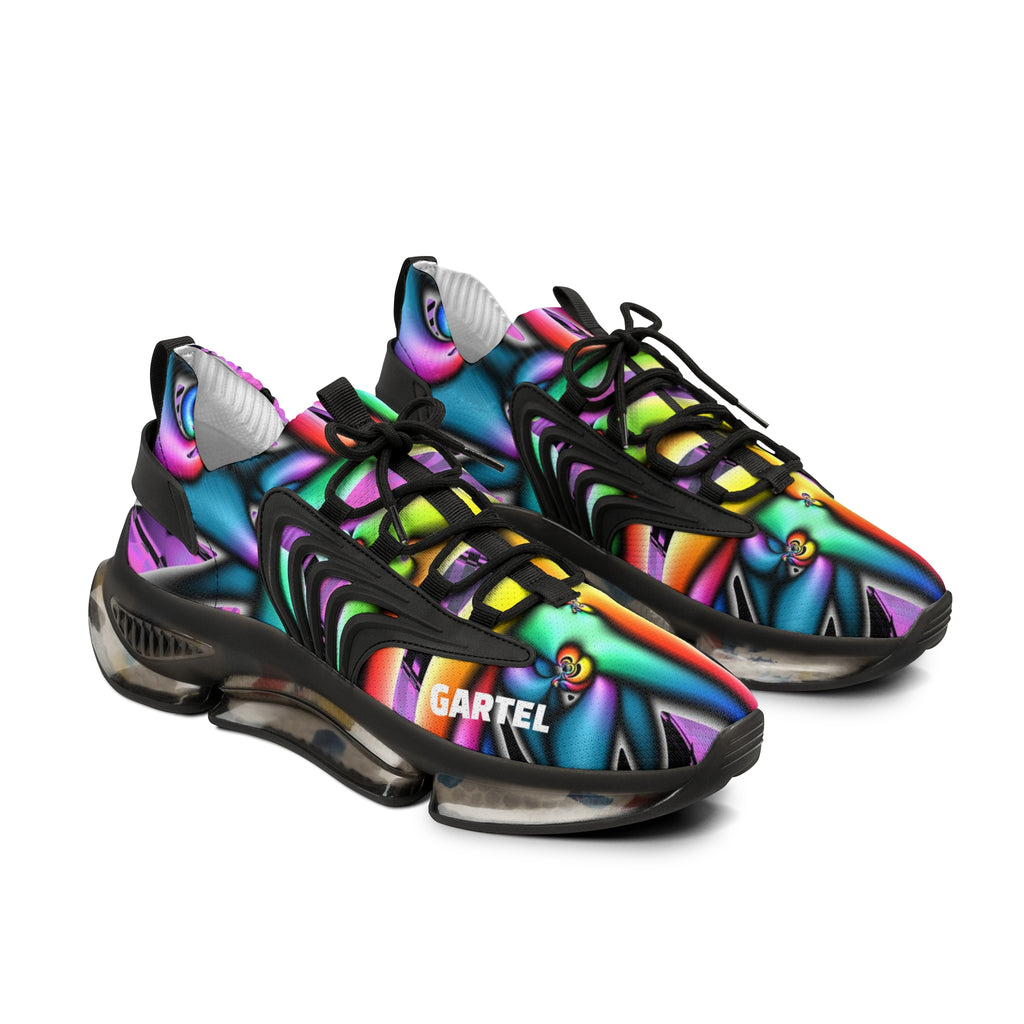 "Electric Avenue"  Men's Mesh Sneakers — Rainbow Athletic Shoes