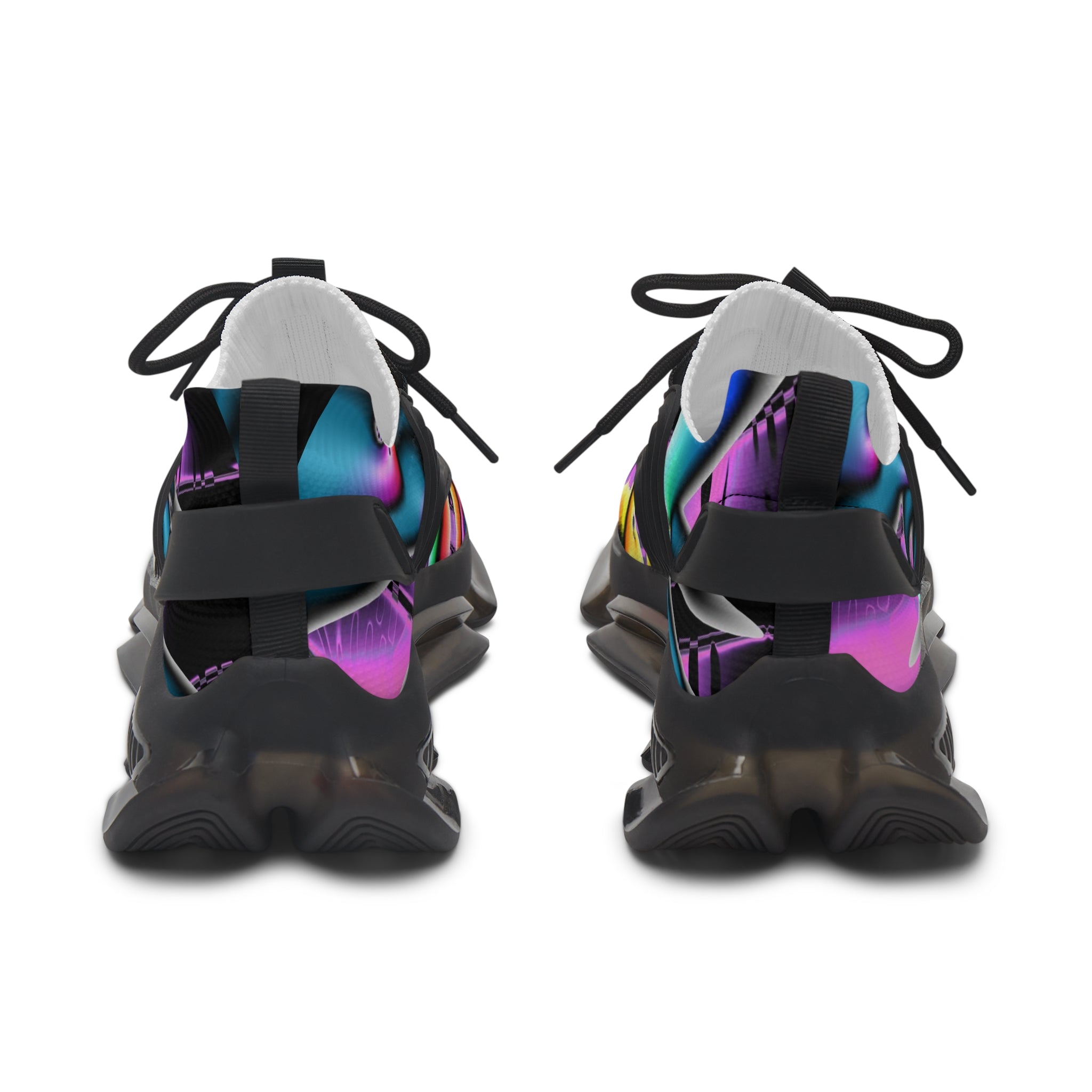 "Electric Avenue"  Women's Mesh Sneakers | Colorful Athletic Trainers