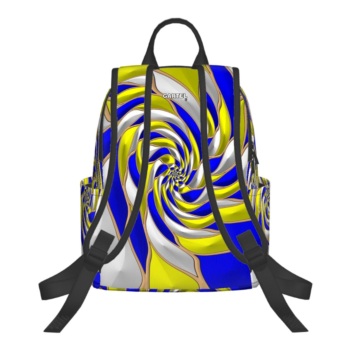 "Dancing Arboretum" Twill Zipper Front Pocket Backpack