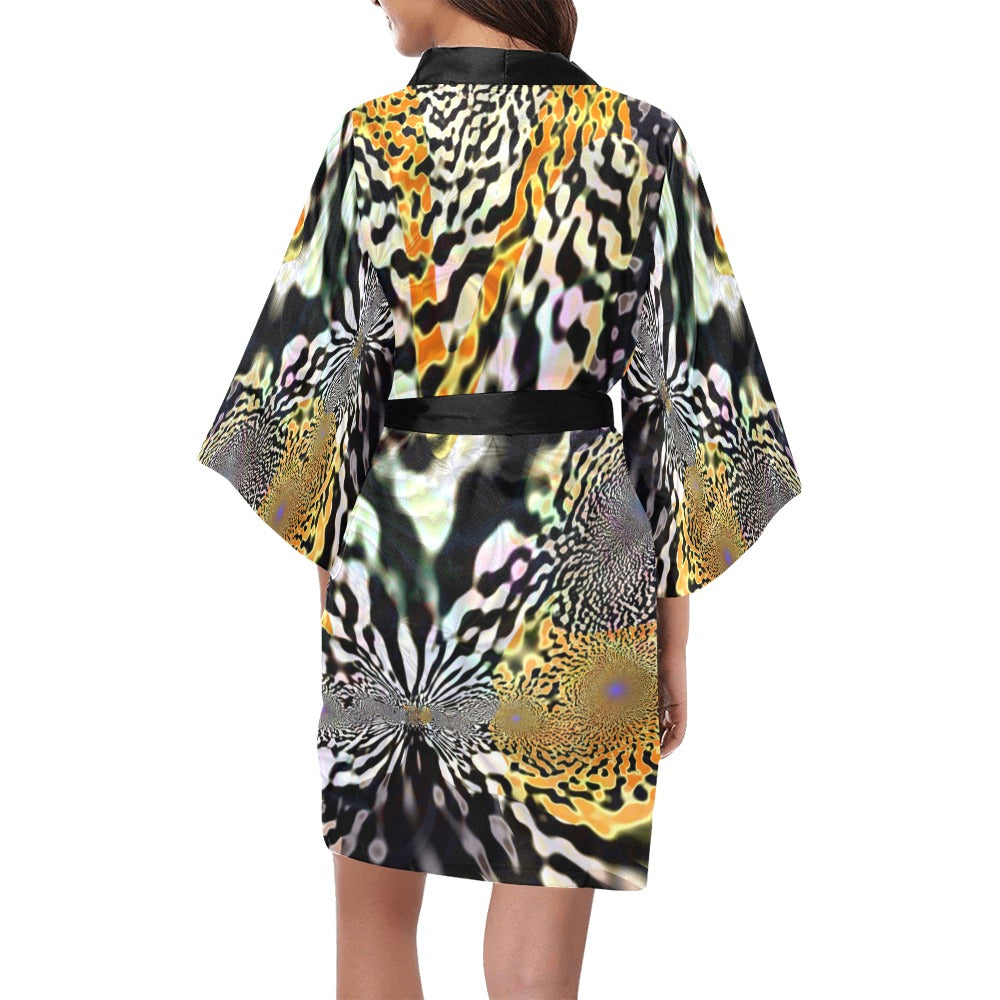 "Animalia" Kimono Robe