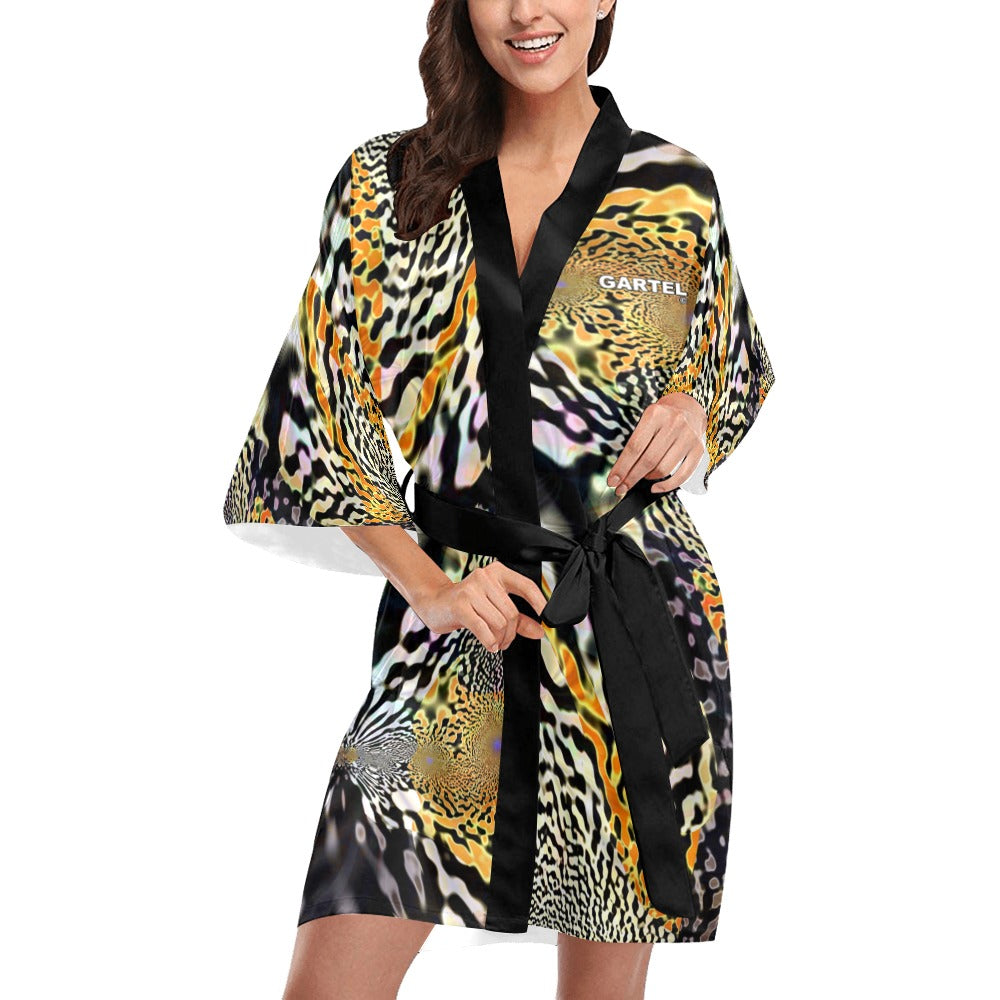 "Animalia" Kimono Robe