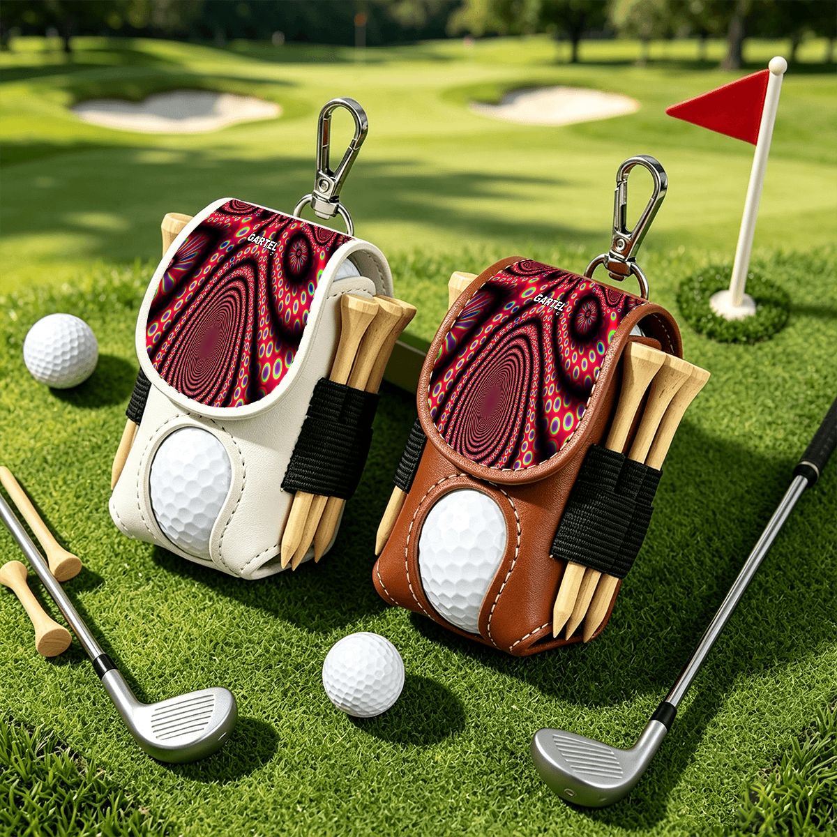 “Electric Octopus” Golf Ball Pouch