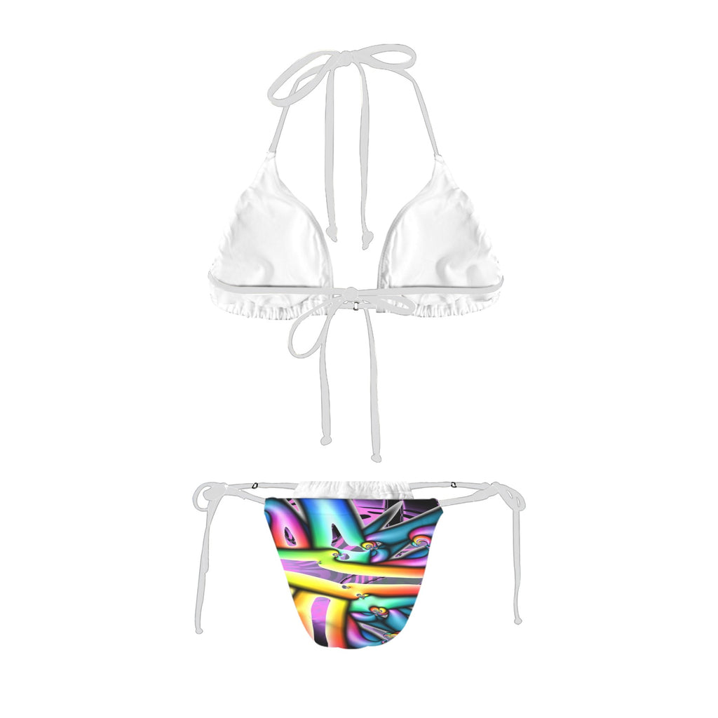"Electric Avenue" Women's Halter String Bikini Set