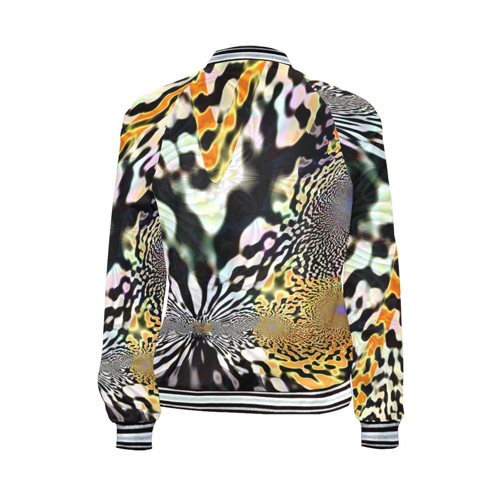 "Animalia" Womens Bomber Jacket